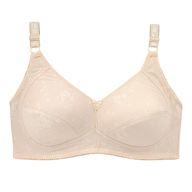 Full Coverage Bra - Embossed Bras for Women Supportive Wireless
