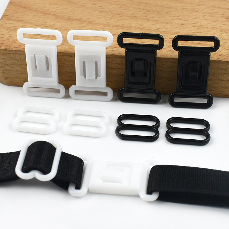 Nursing Bra Clip - 20/50/100Sets 12.5mm Plastic Buckle Bra Strap