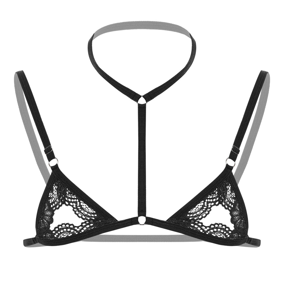 Sheer Bra Lace - Sexy Men Harness Erotic Bra Man