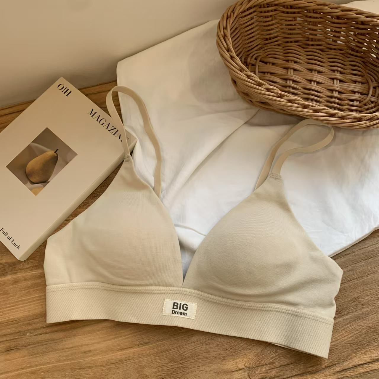 Underwire Bra Padded - Underwear Women's French Triangle Cup Chest