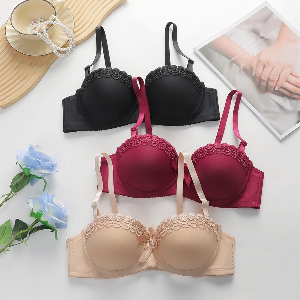 Demi Bra Balconette - Nylon Bra Lace Bralettes for Women