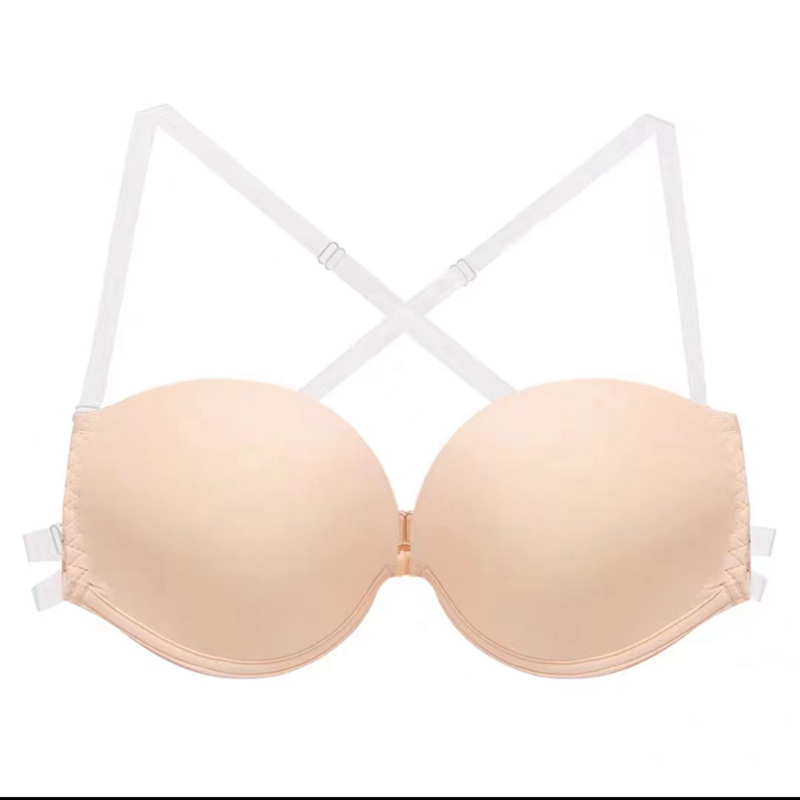 Convertible Bra Multiway - Backless Front Closure Push Up Bra