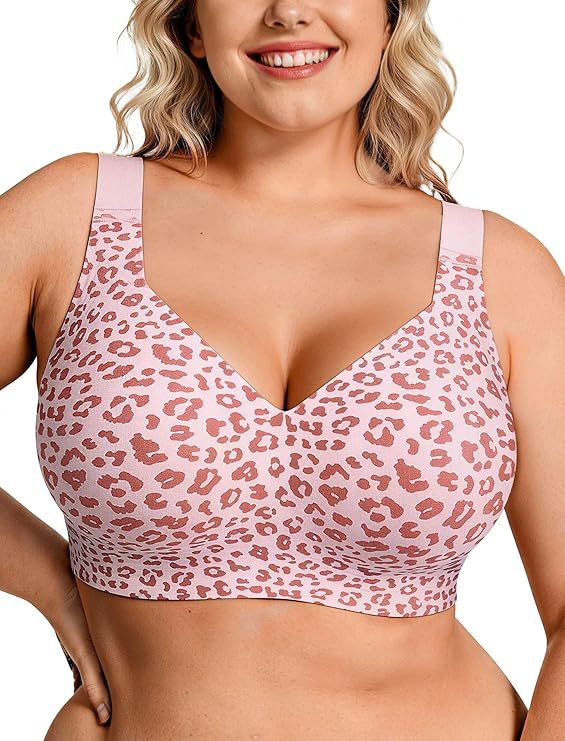 Full Coverage Bra - Plus Size Wireless Jelly Bra Women