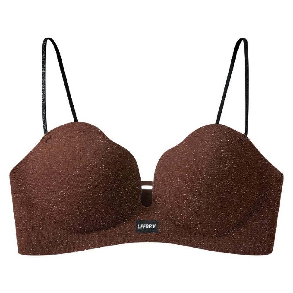 Wirefree Bra Comfort - Comfort Shiny Wireless Gather Bra Lifting