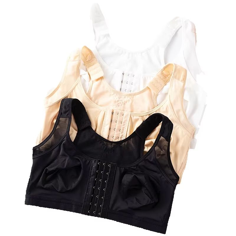 Mastectomy Bra Pocket - Women Post Surgical Surgery Front Open