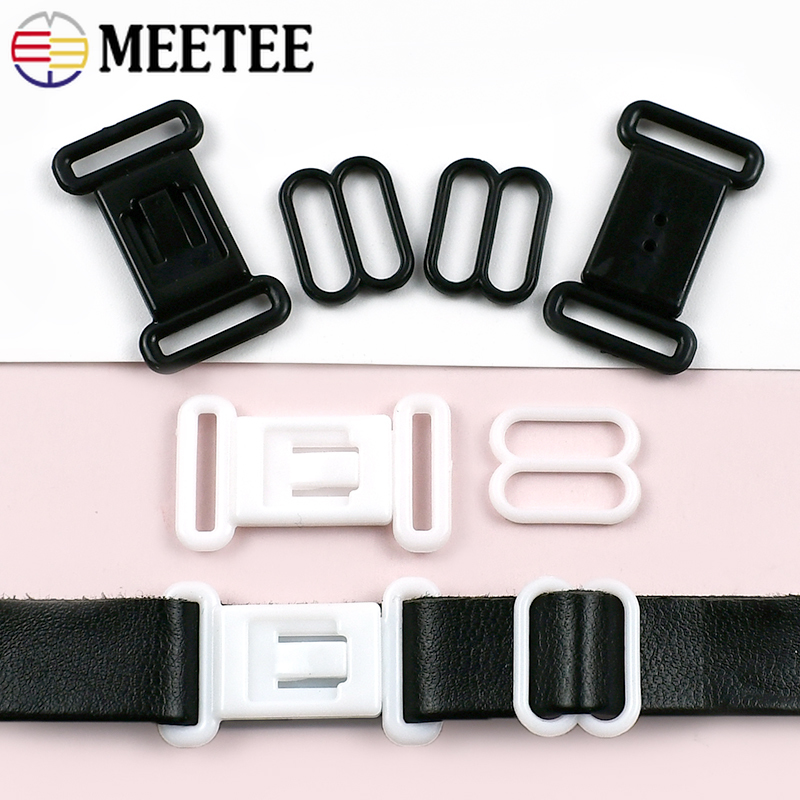 Nursing Bra Clip - 50/100Pcs Meetee Plastic Bra Buckles 12.5mm