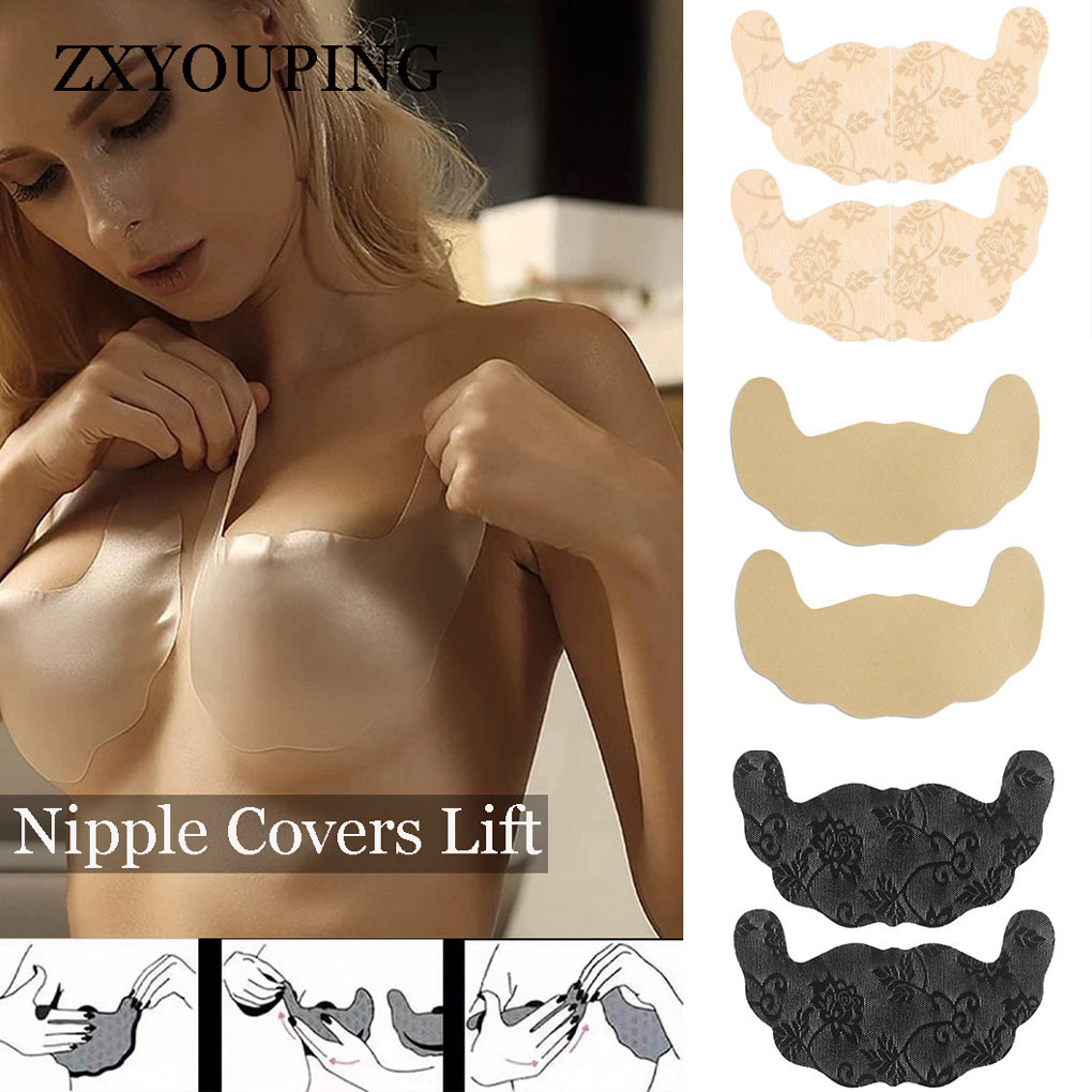 5 Pair Lace Nipple Cover Adhes - Push Up Bra Silicone recension och pris