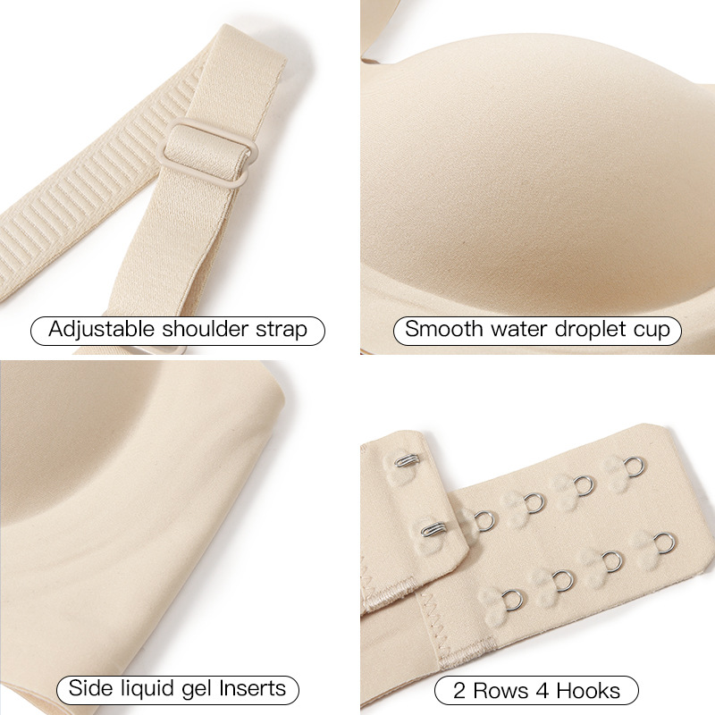 Women's Deep V Jelly Seamless  - Wirefree Bra Comfort recension och pris