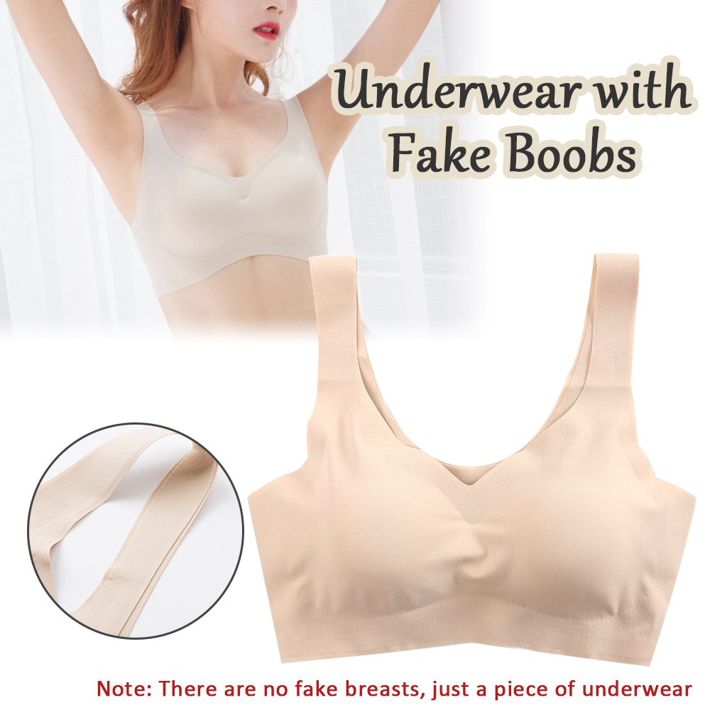 Bra Silicone Fake Chest Access - Mastectomy Bra Pocket recension och pris