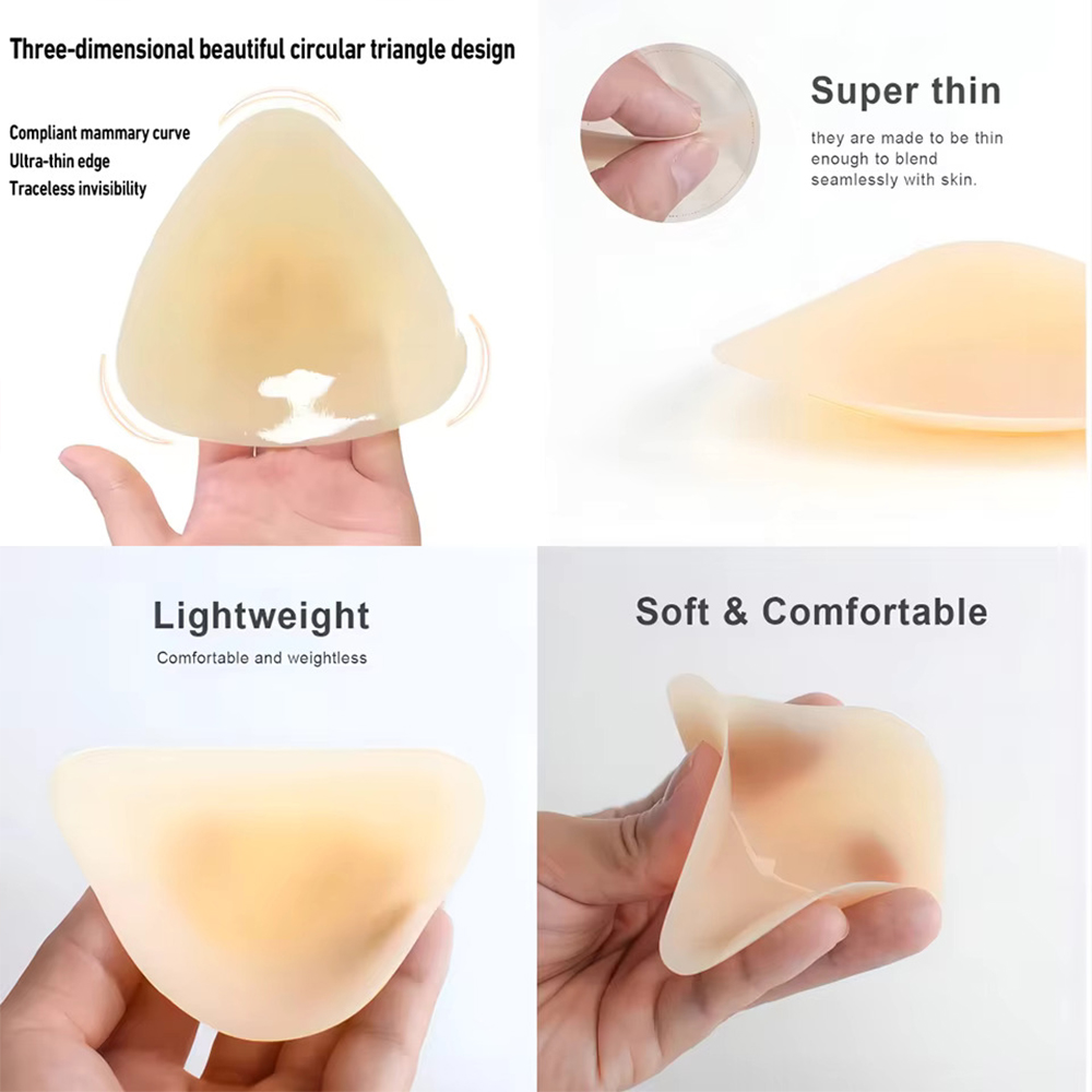 Silicone Triangular Nipple Cov - Backless Bra Sticky recension och pris