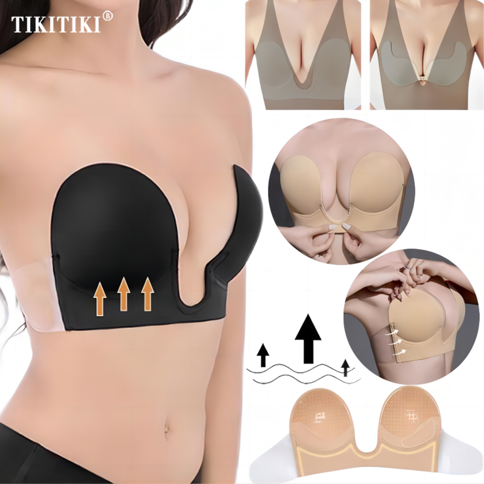 Invisible Push Up Bra Straples - Backless Bra Sticky recension och pris