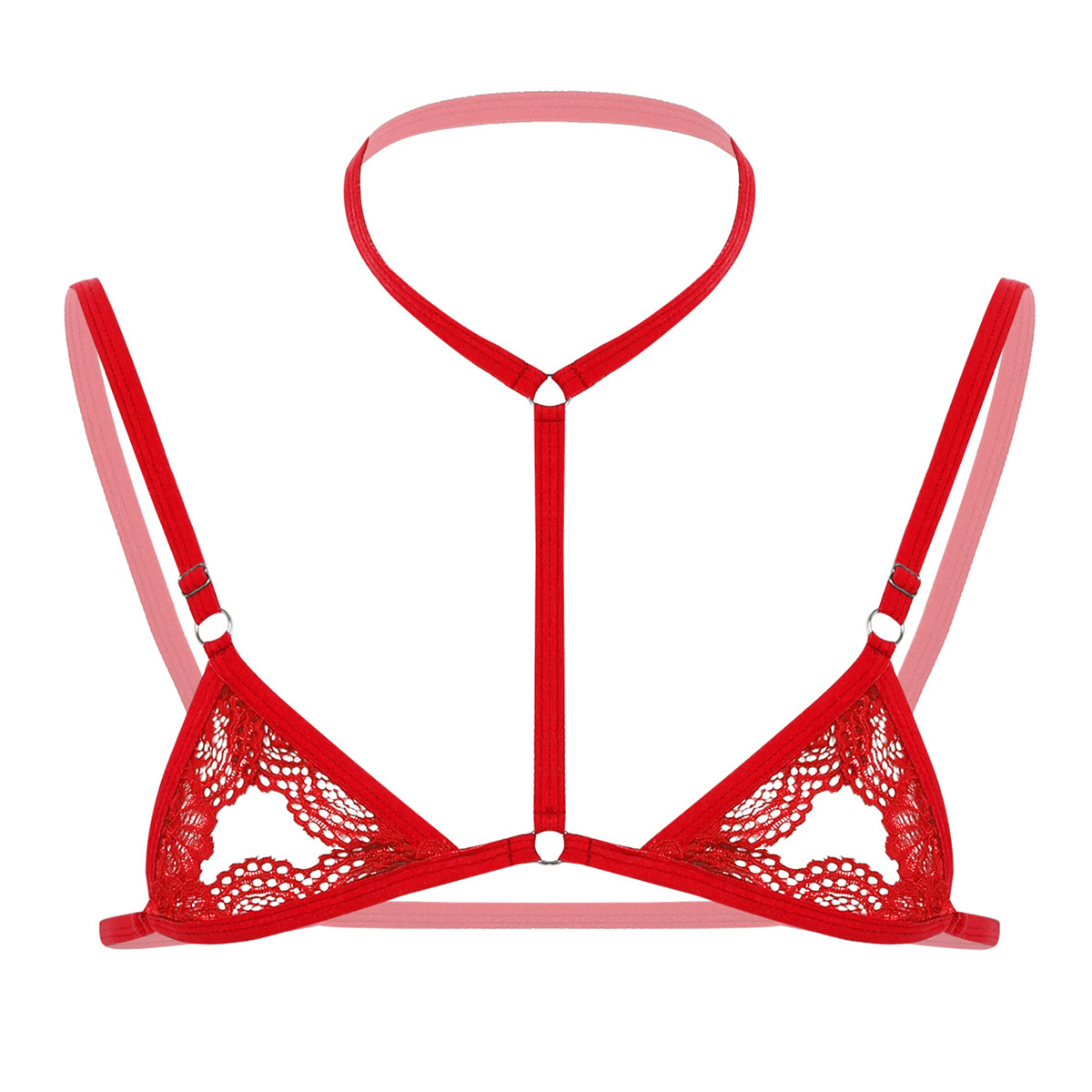 Sexy Men Harness Erotic Bra Ma - Sheer Bra Lace recension och pris