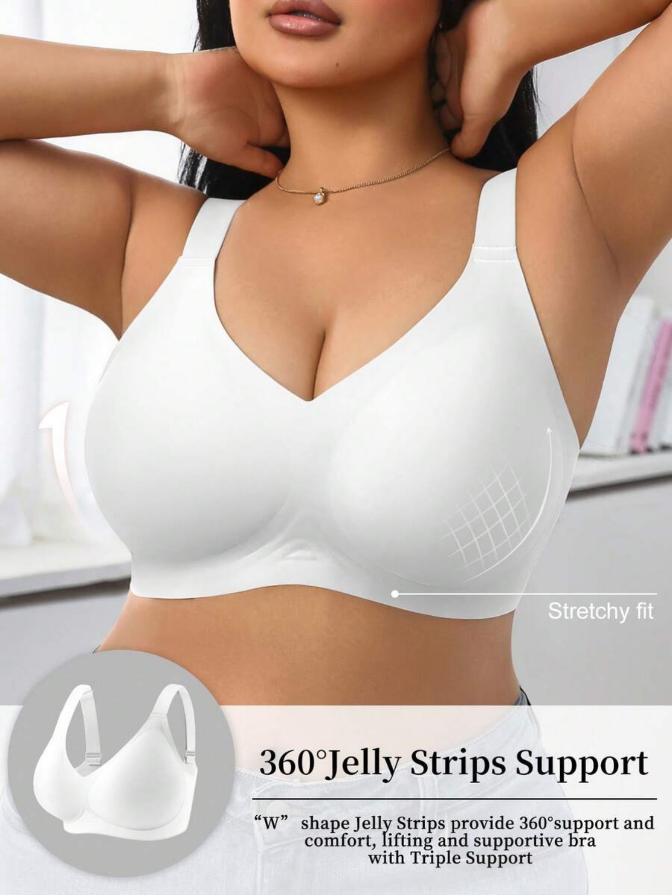 Women's High Support Sports Br - Wirefree Bra Comfort recension och pris