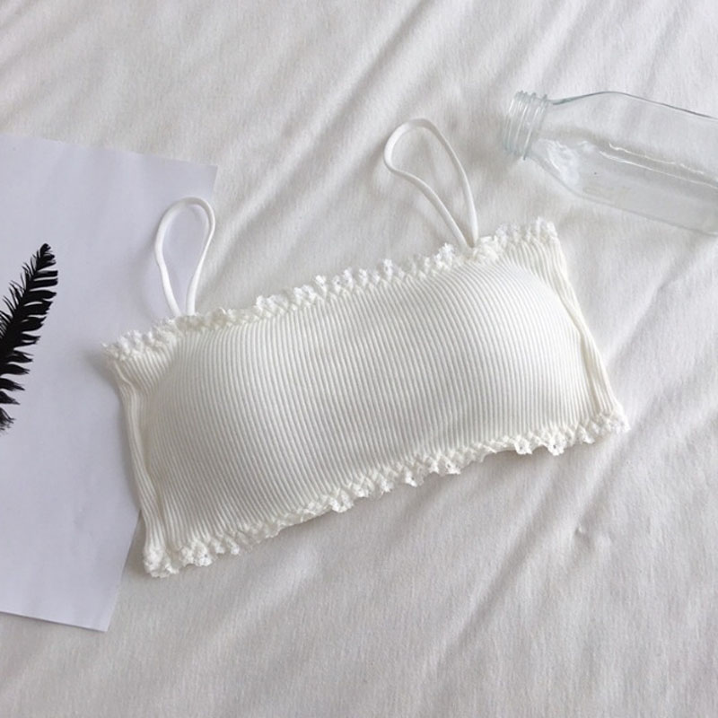 Women's Cotton Bra Female Tube - T Shirt Bra Seamless recension och pris