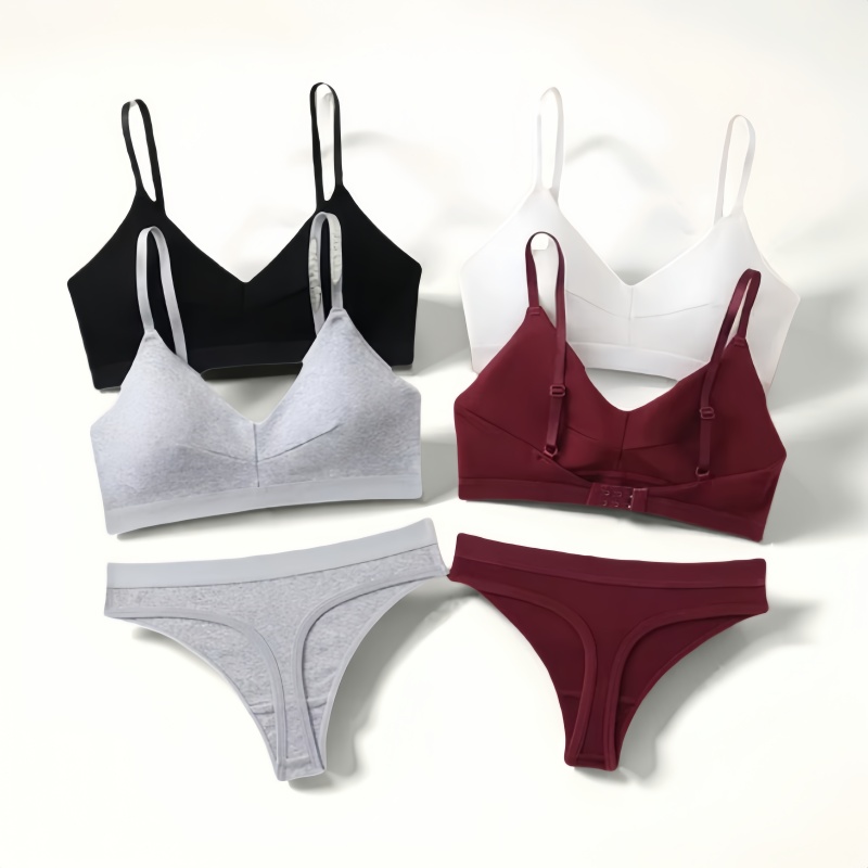 Comfort Cotton Bra Panties Set - Cotton Bra Everyday recension och pris