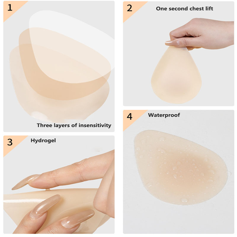 Waterdrop Invisible Bra Silico - Plunge Bra Push Up recension och pris