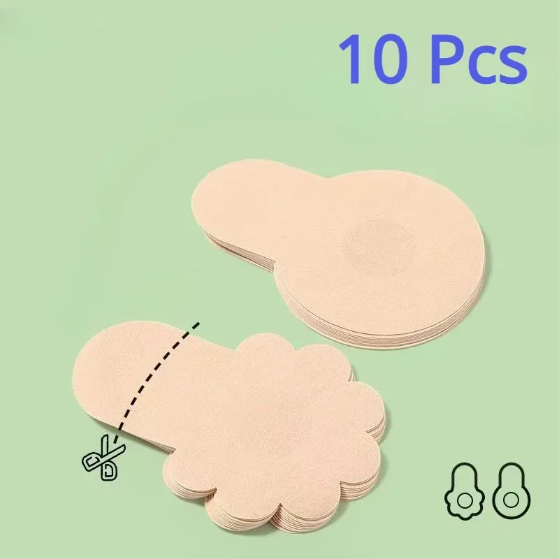 10pcs Women's Invisible Breast - Strapless Bra Adhesive recension och pris