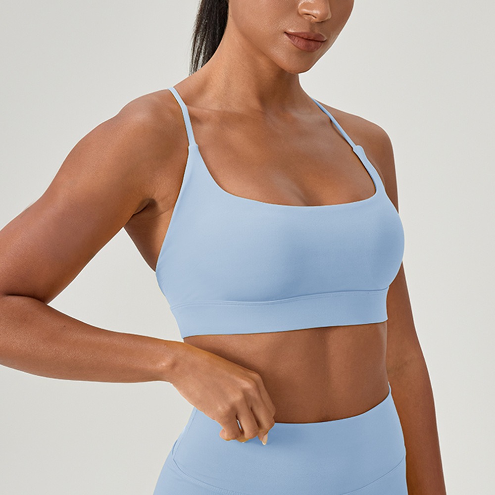 Women's Sexy Yoga Bra Cross St - Sports Bra Racerback recension och pris