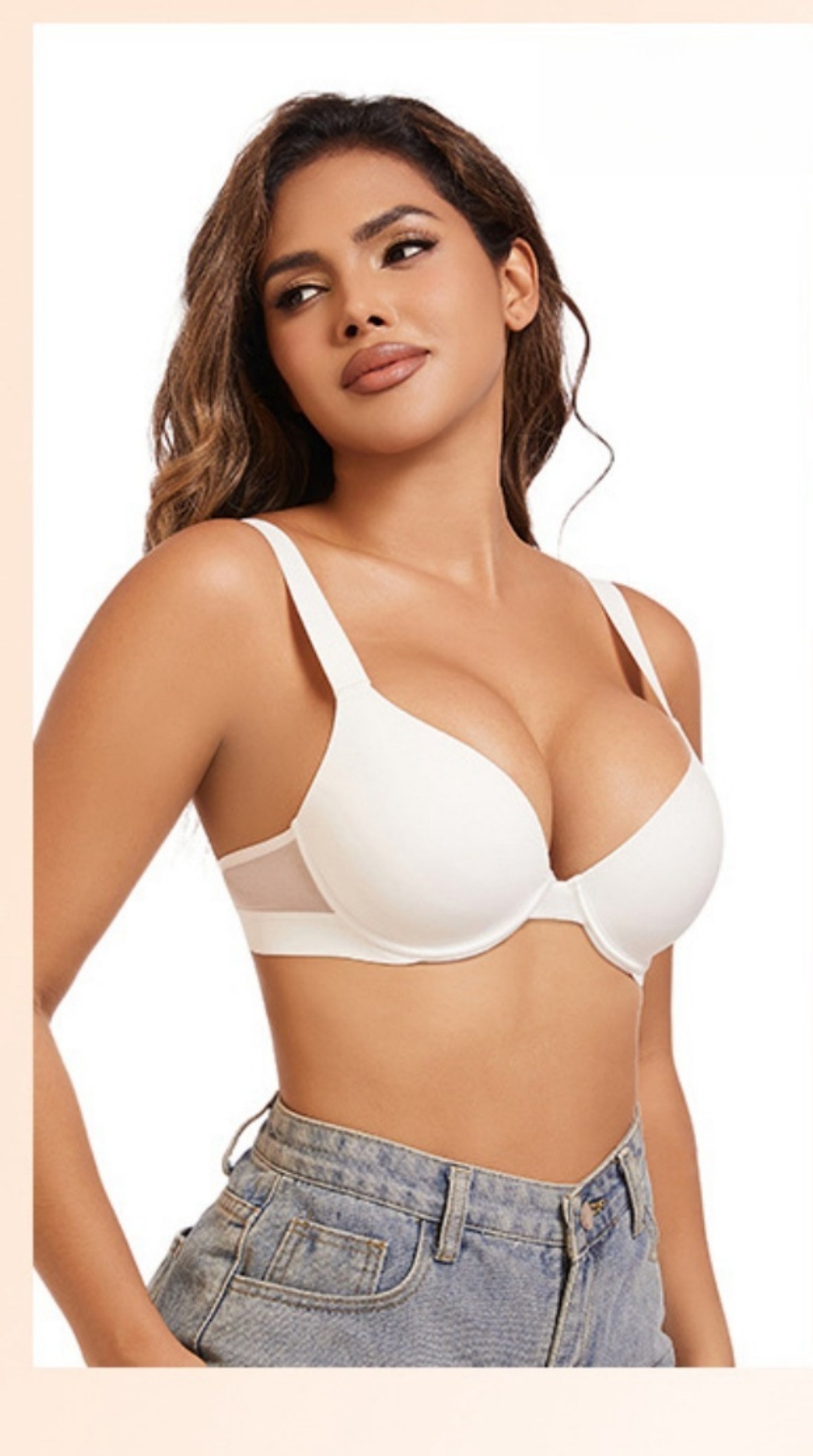 2025 Women's Plus Size Push Up - Demi Bra Balconette recension och pris