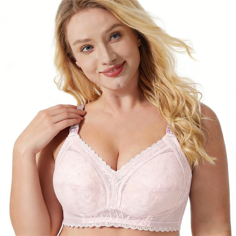 Plus Size EFG Cup Lace Trim Ma - Nursing Bra Clip recension och pris