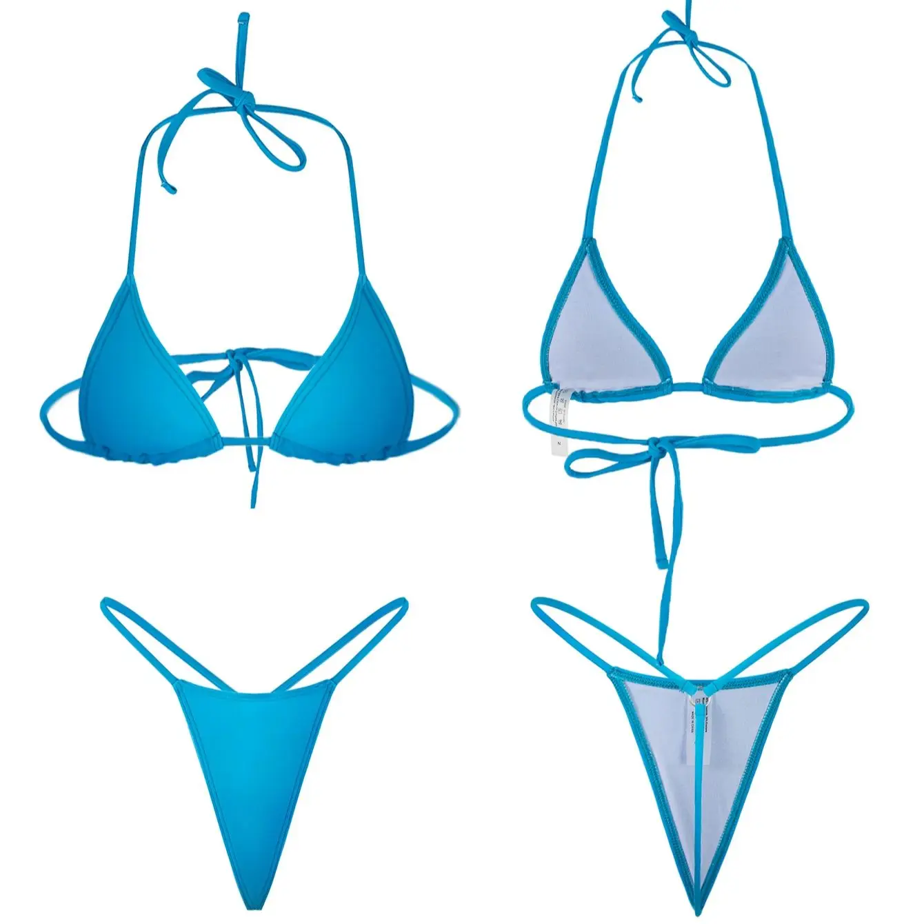 Sexy Female Swimming Suit Tie  - Underwire Bra Padded recension och pris