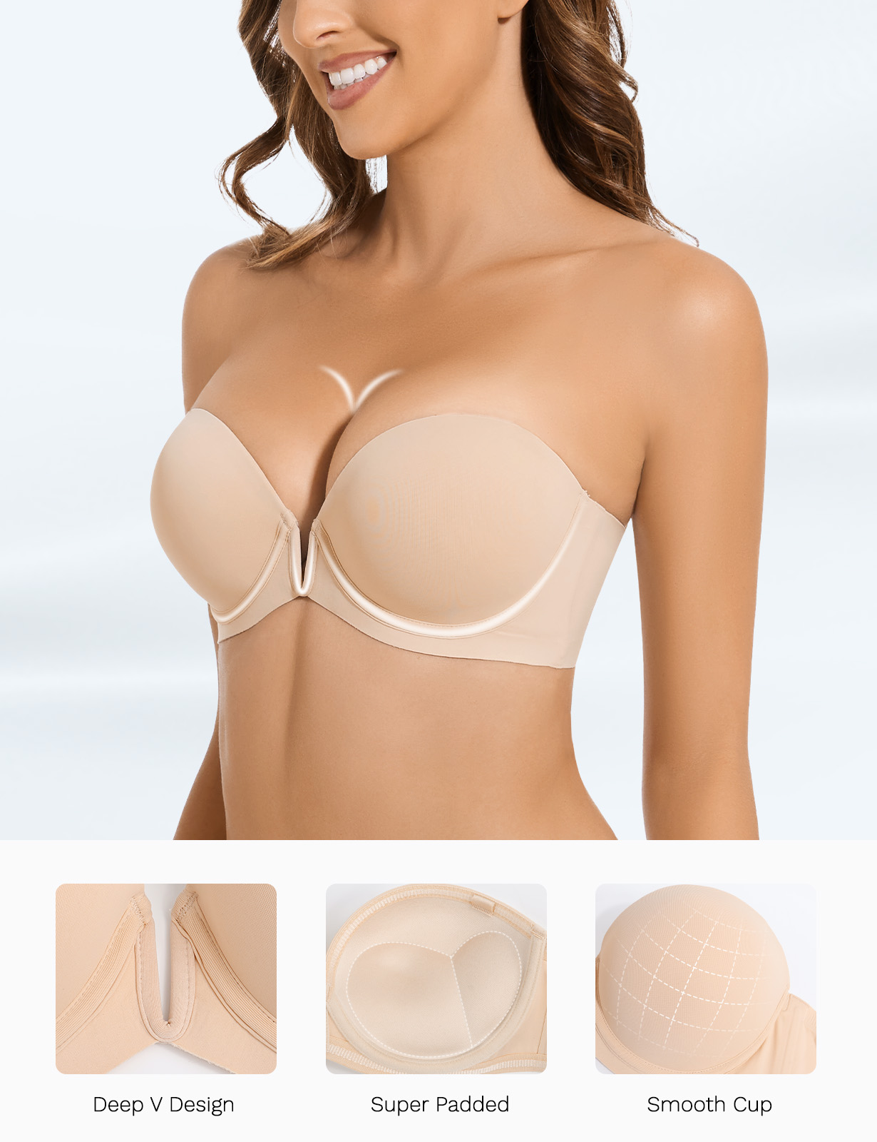 New Bra Push Up Underwire Ultr - Convertible Bra Multiway recension och pris
