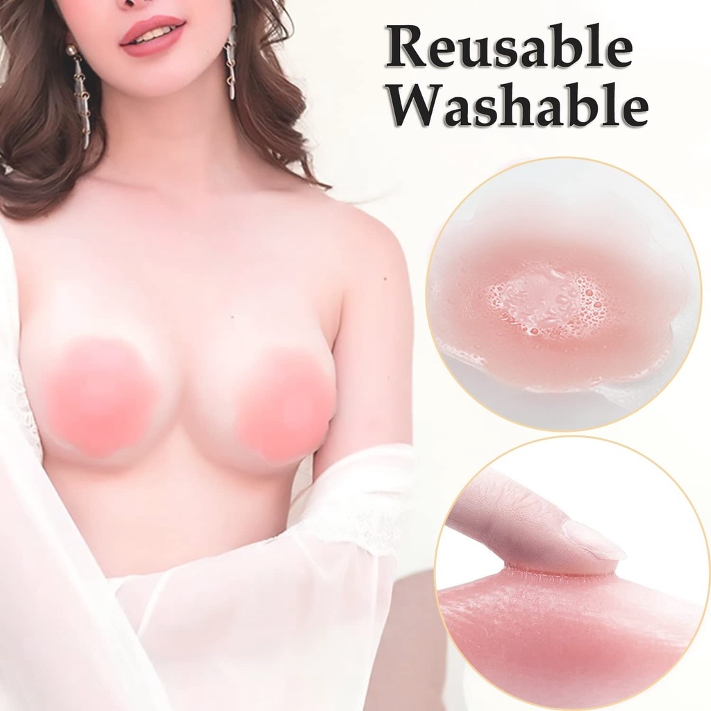 6/12PCS Invisible Self Adhesiv - Push Up Bra Silicone recension och pris
