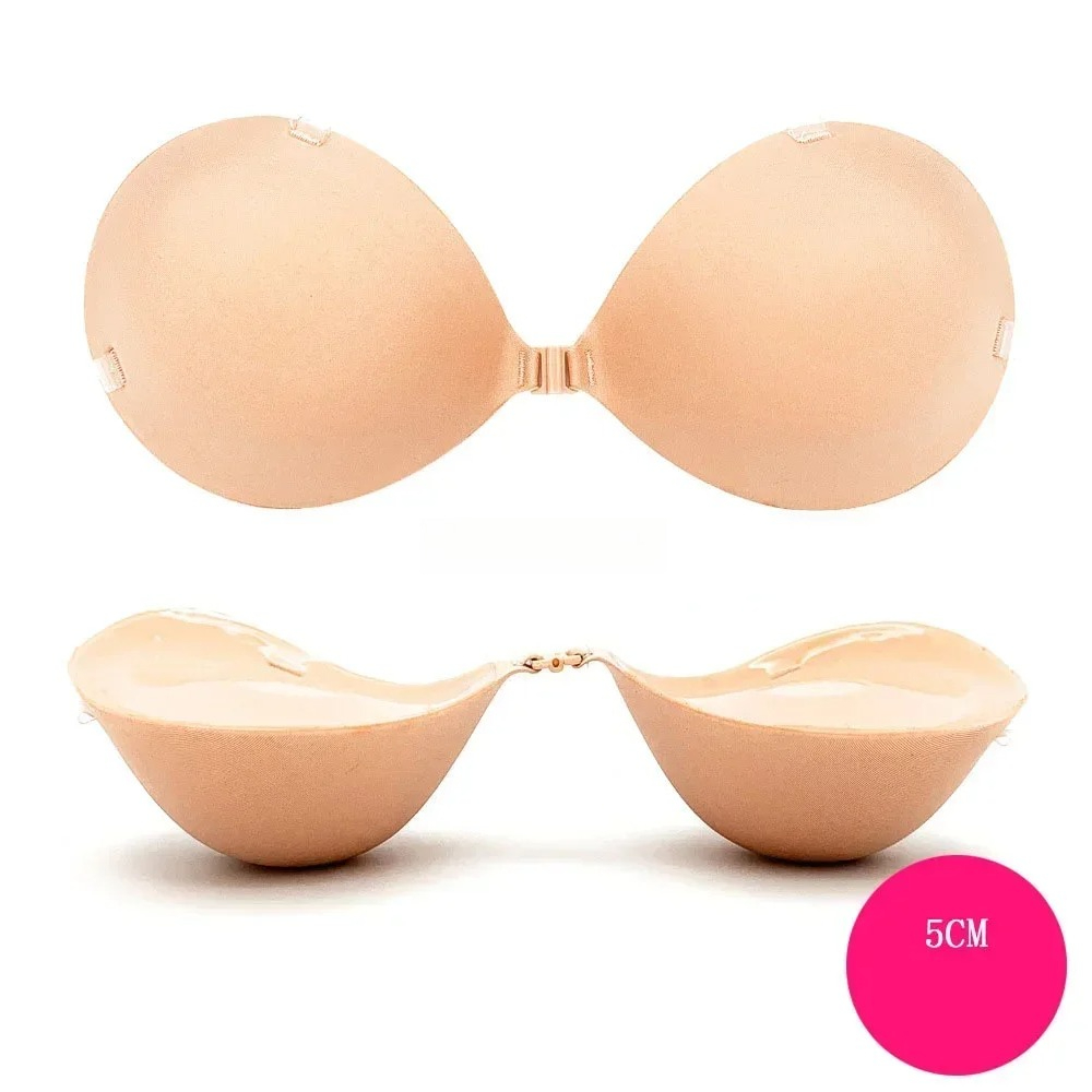 5cm/6cm Silicone Push Up Bra f - Backless Bra Sticky recension och pris