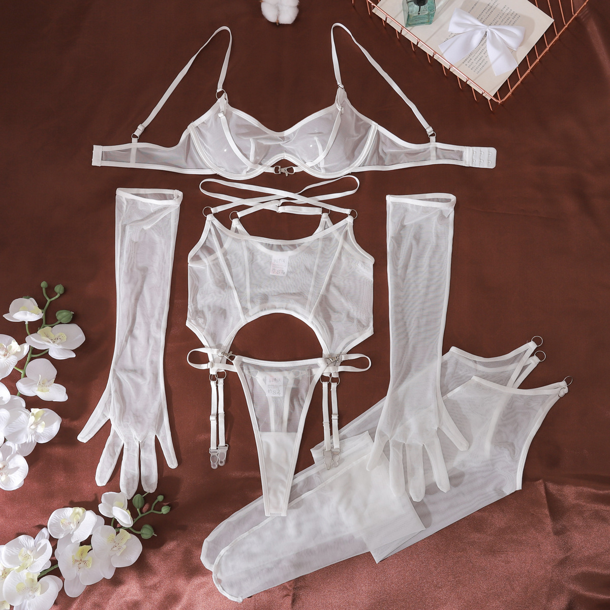 Sexy Mesh Breathable Lingerie  - Sheer Mesh Bra recension och pris