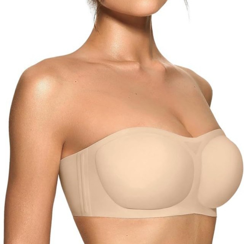 Women's Strapless Bra with Pus - Wirefree Bra Comfort recension och pris