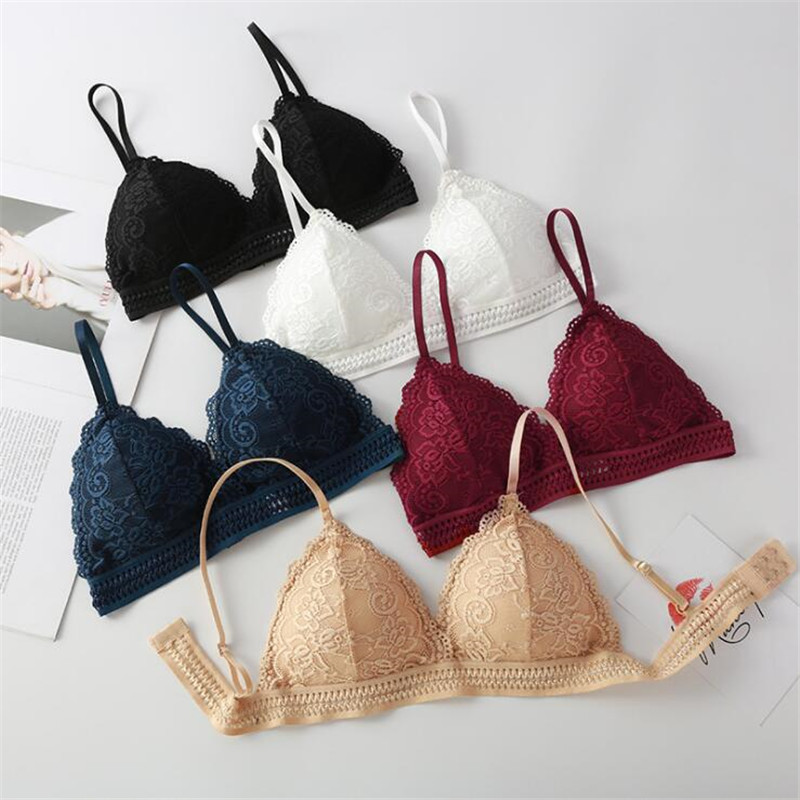 2026 Women's Bra New French Tr - Sheer Bra Lace recension och pris