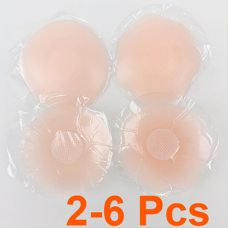 2-6Pcs Women Silicone Nipple C - Push Up Bra Silicone recension och pris